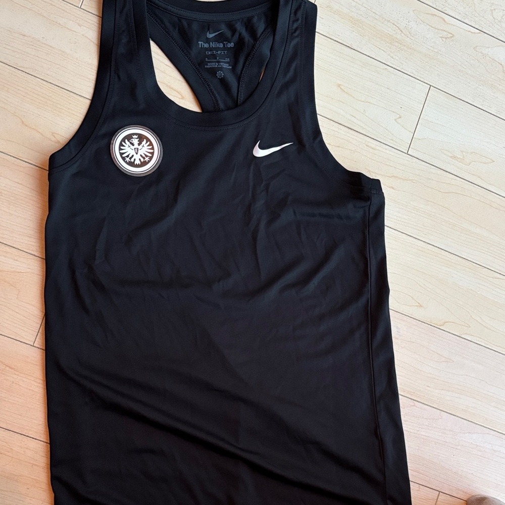 Nike Frankfurt  Football Eintracht Black Sleeveless Sports Top